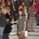 a destra: Bernadette Pisano vincitrice II premio