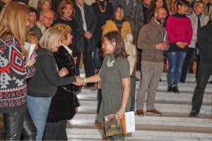a destra: Bernadette Pisano vincitrice II premio