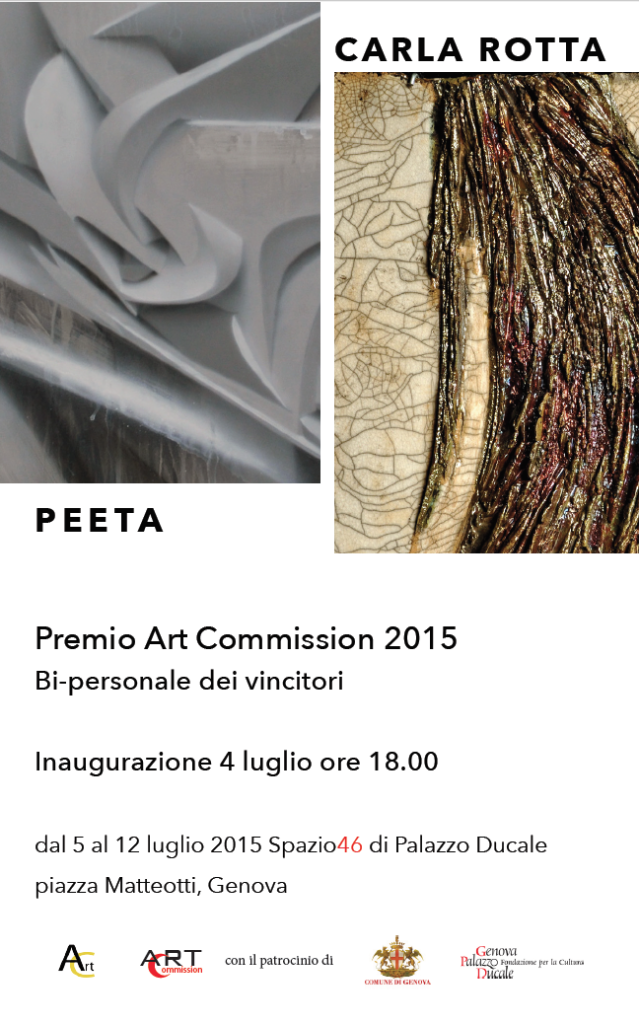 invito mostra vincitori premio art commission
