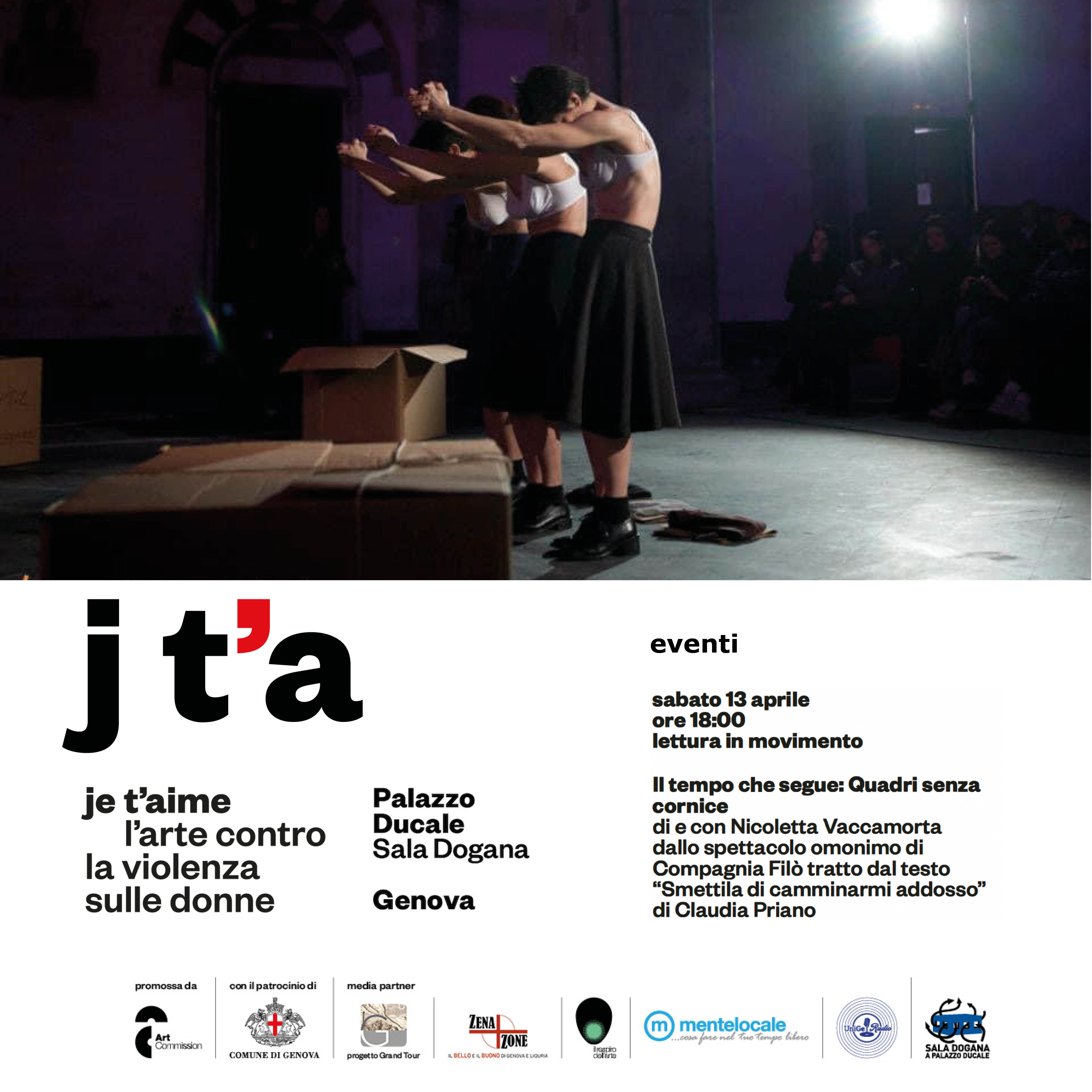 Je t’aime – Eventi –  “Il tempo che segue: quadri senza cornice” e “La rana bollita”
